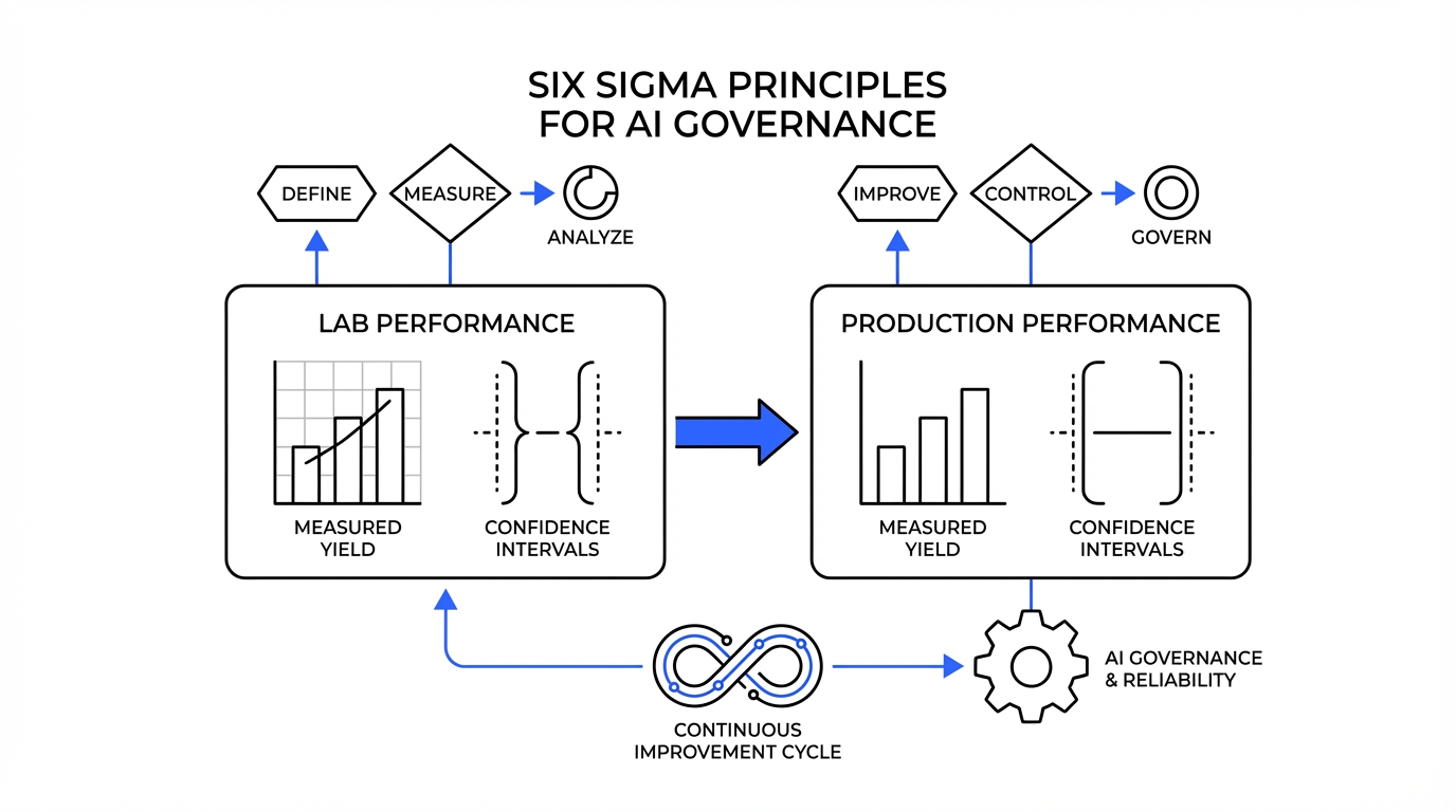 Moving from Lab Performance to Production Performance requires a continuous loop of measuring yield (Sigma) rather than just testing code.